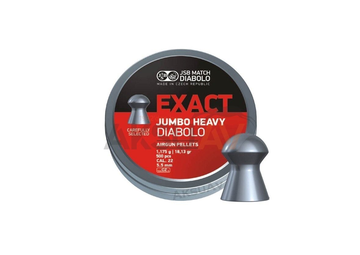 JSB Exact Jumbo Heavy 5.52 mm Havalı Saçma (18,13 Grain - 500 Adet)